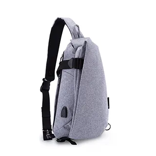 【FENRUIEN】韓版防水斜背運動輕休閒背包/胸包 炫酷黑 歷史價格詳細信息