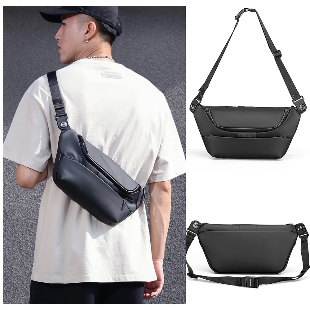 【leaper】輕機能極簡時尚風防潑水防盜多隔層運動休閒單肩包 歷史價格詳細信息