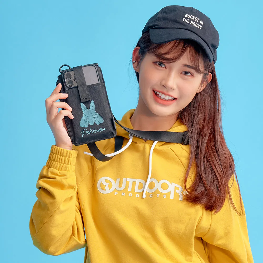 【OUTDOOR】寶可夢Pokemon-幻彩路卡利歐對折短夾-黑色 ODGO22T06BK 歷史價格詳細信息