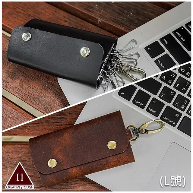 【H-CT】鈕扣式六扣環真皮鑰匙包-S(牛皮鑰匙包 真皮鑰匙包 瘋馬鑰匙包/HM349K) 歷史價格詳細信息