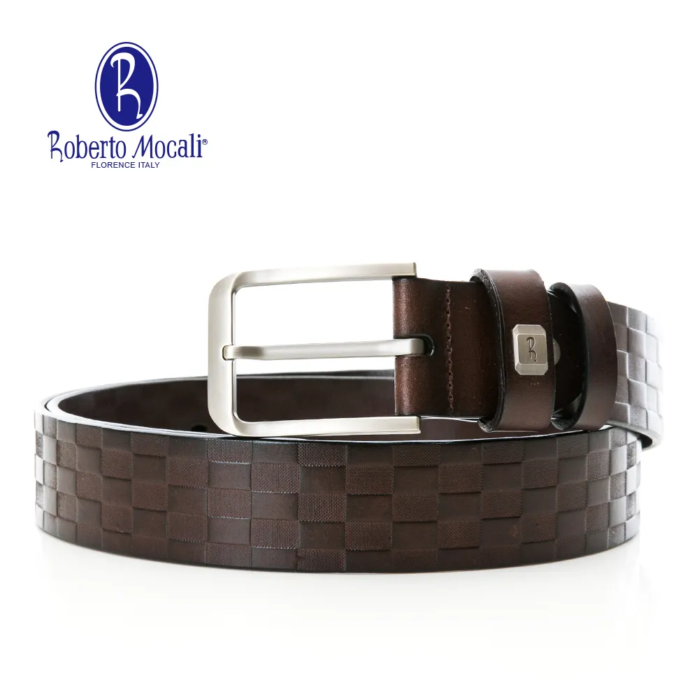 【Roberto Mocali】(RM-P005-F)穿針式牛皮皮帶 歷史價格詳細信息