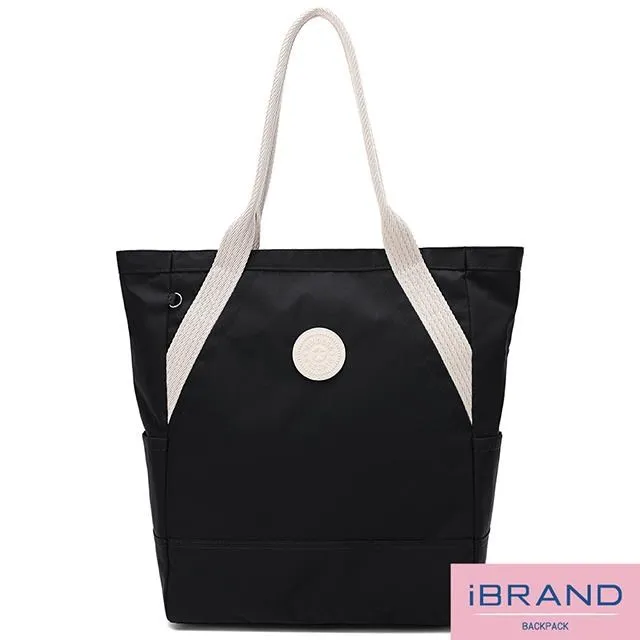 iBrand托特包 輕盈實用素色尼龍托特包(多色任選) 歷史價格詳細信息