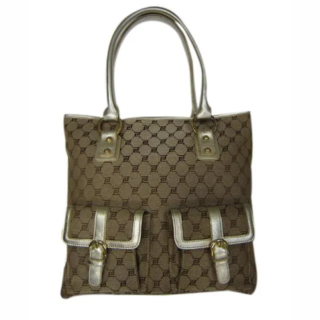 JOANNA 公事包中容量可放A4資料夾進口防水緹花布+牛皮材質手提肩背斜側背 歷史價格詳細信息