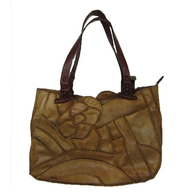 JOANNA 托特包大型容量可放A4資料夾公文包100%牛皮+進口防水緹花布手提肩背 歷史價格詳細信息