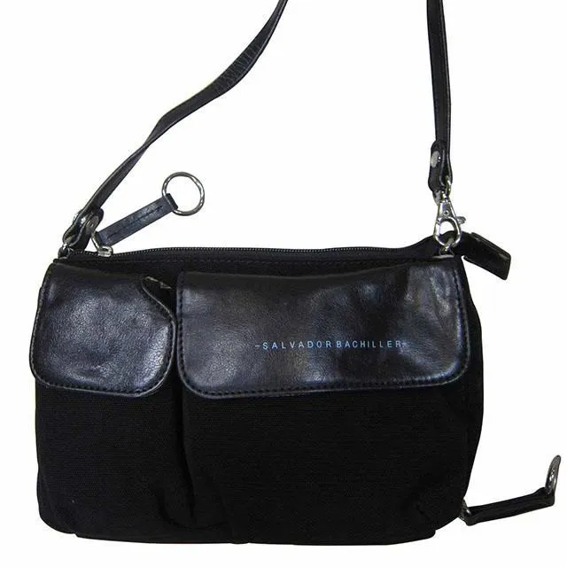 SALVADORBACHILLER腰包多功能腰包肩背斜側背防水絨布+皮革內多夾層大皮夾設計 歷史價格詳細信息