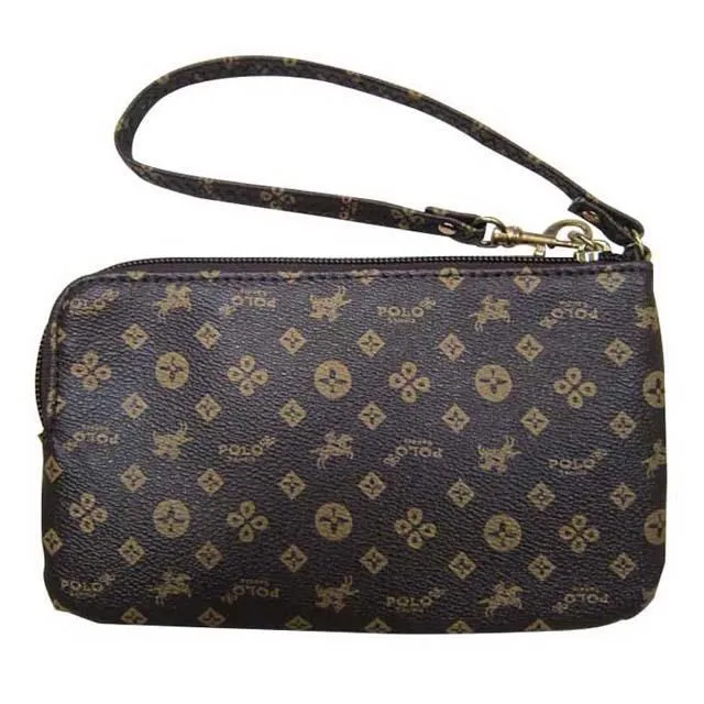 SANDIA-POLO手拿包中容量二層主袋口設計100%進口牛皮革 歷史價格詳細信息