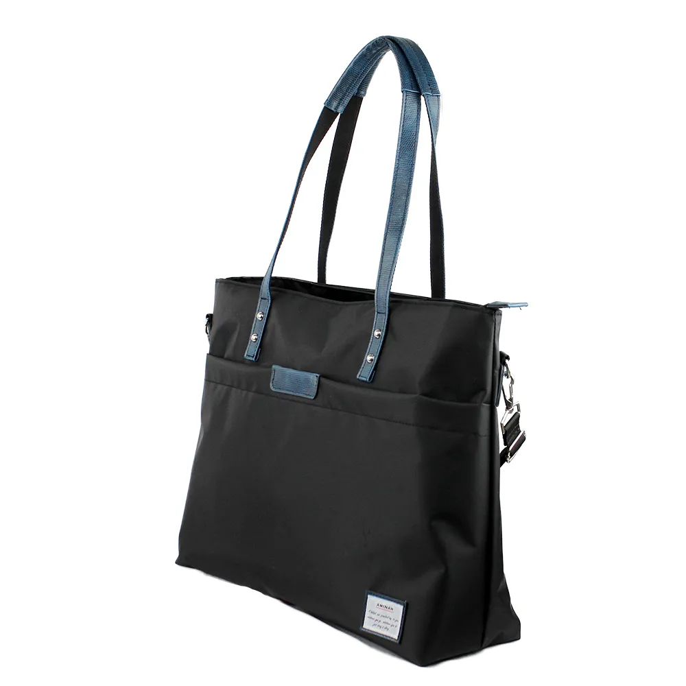 AMINAH-深藍拼色皮革後背包 歷史價格詳細信息