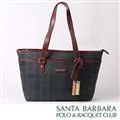 SANTA BARBARA POLO & RACQUET CLUB - 經典綠格 2way手提包 歷史價格詳細信息