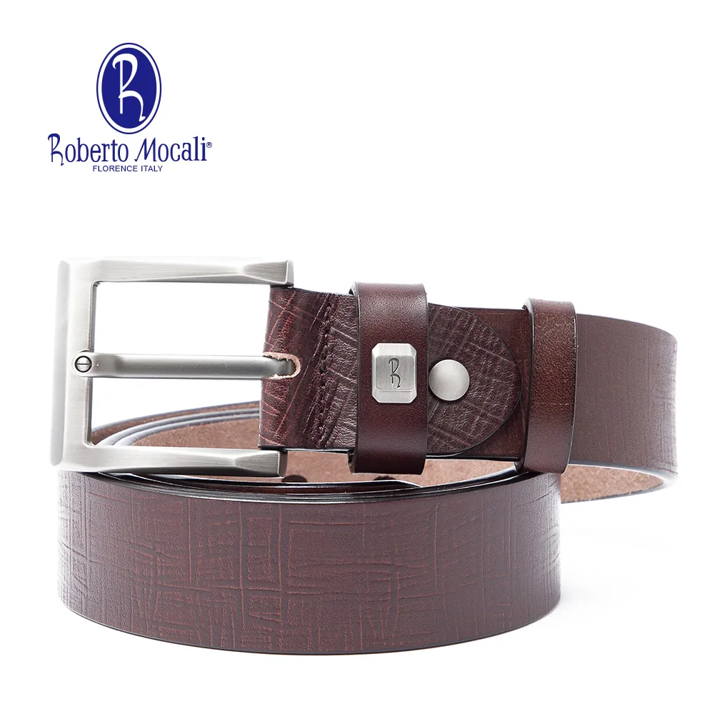 【Roberto Mocali】(RM-8204CFF)扣洞式皮帶-咖啡色 歷史價格詳細信息