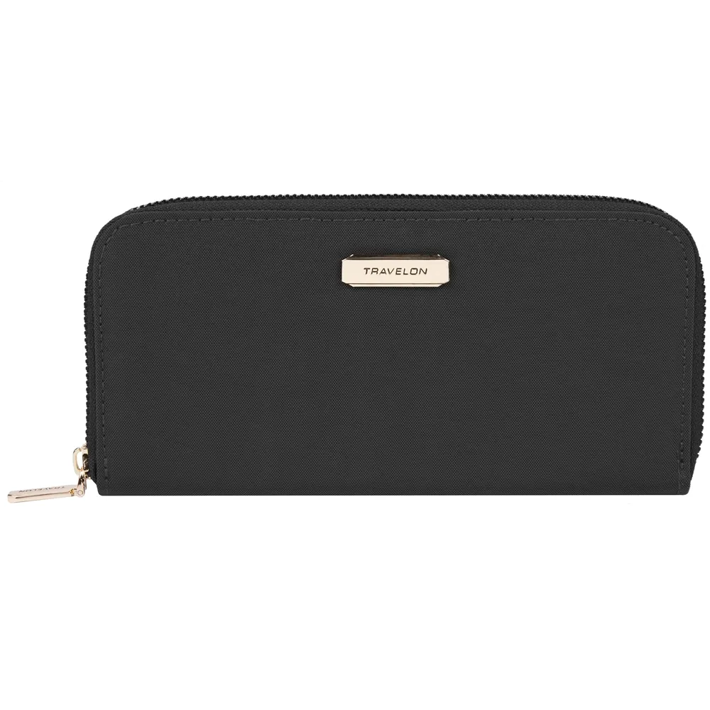 TRAVELON 簡約三層防盜斜背包(黑) 歷史價格詳細信息