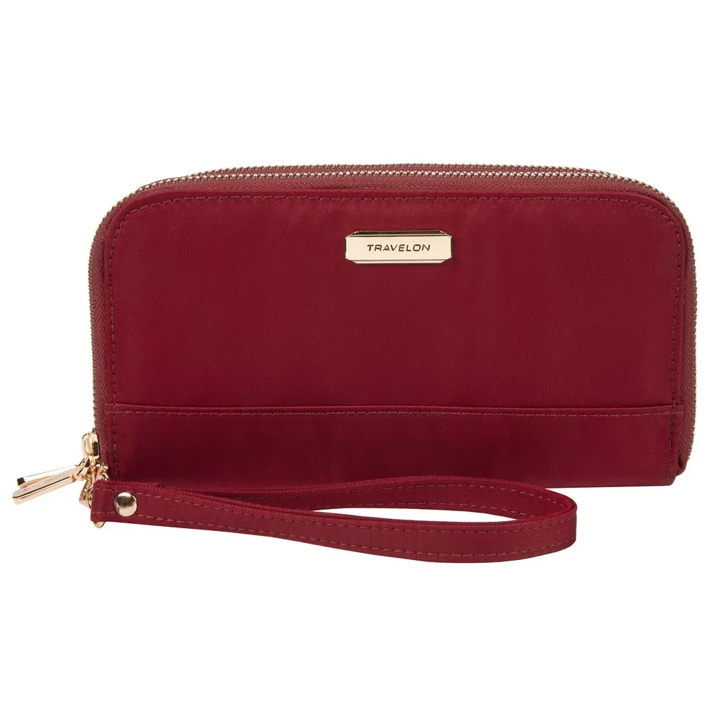 TRAVELON 雙層拉鍊防盜長夾(黑) 歷史價格詳細信息