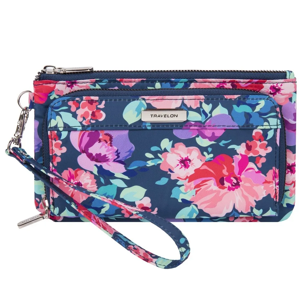 TRAVELON 雙層拉鍊防盜長夾(黑) 歷史價格詳細信息