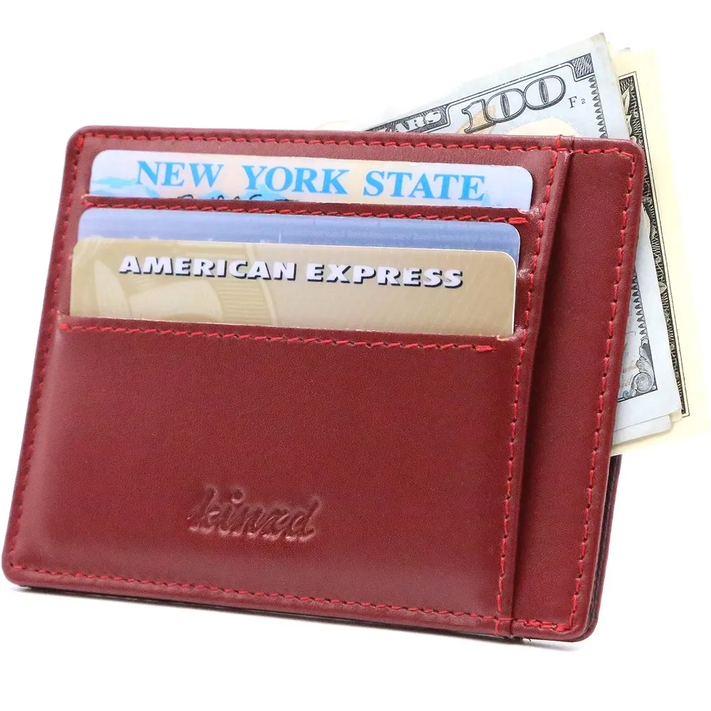 Kinzd 真皮防盜證件卡夾(深藍) 歷史價格詳細信息