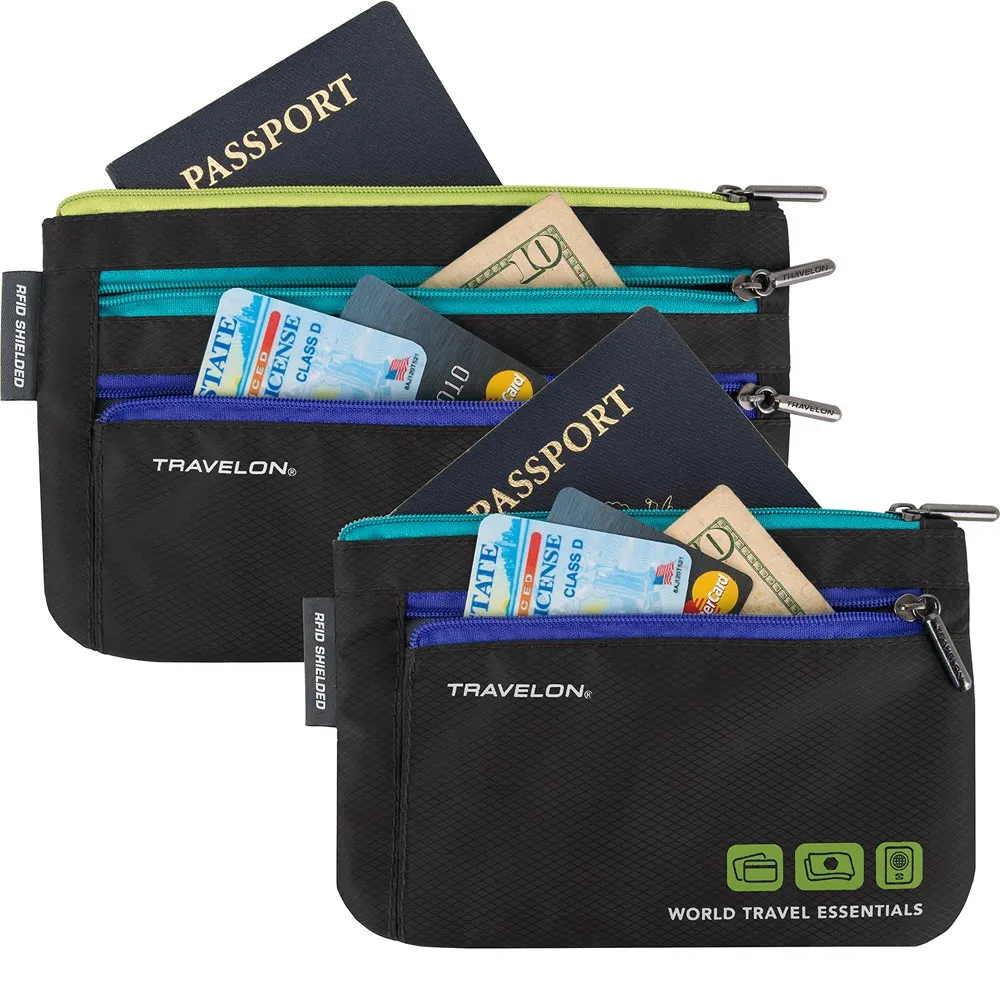 TRAVELON 防盜證件包2件(藍) 歷史價格詳細信息