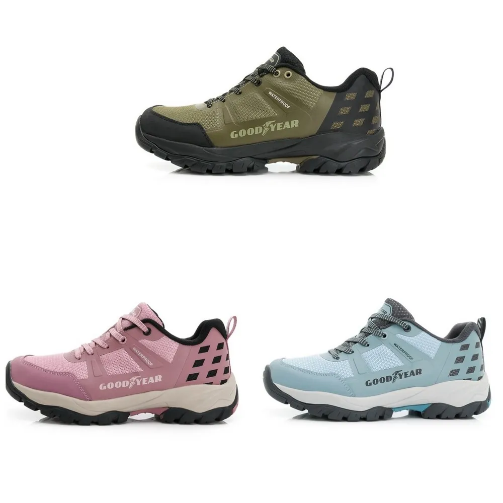 【GOODYEAR 固特異】動態防水轉扣戶外鞋/男款 抓地 耐磨 防水 藍(野外叢林-GAMO43426) 歷史價格詳細信息