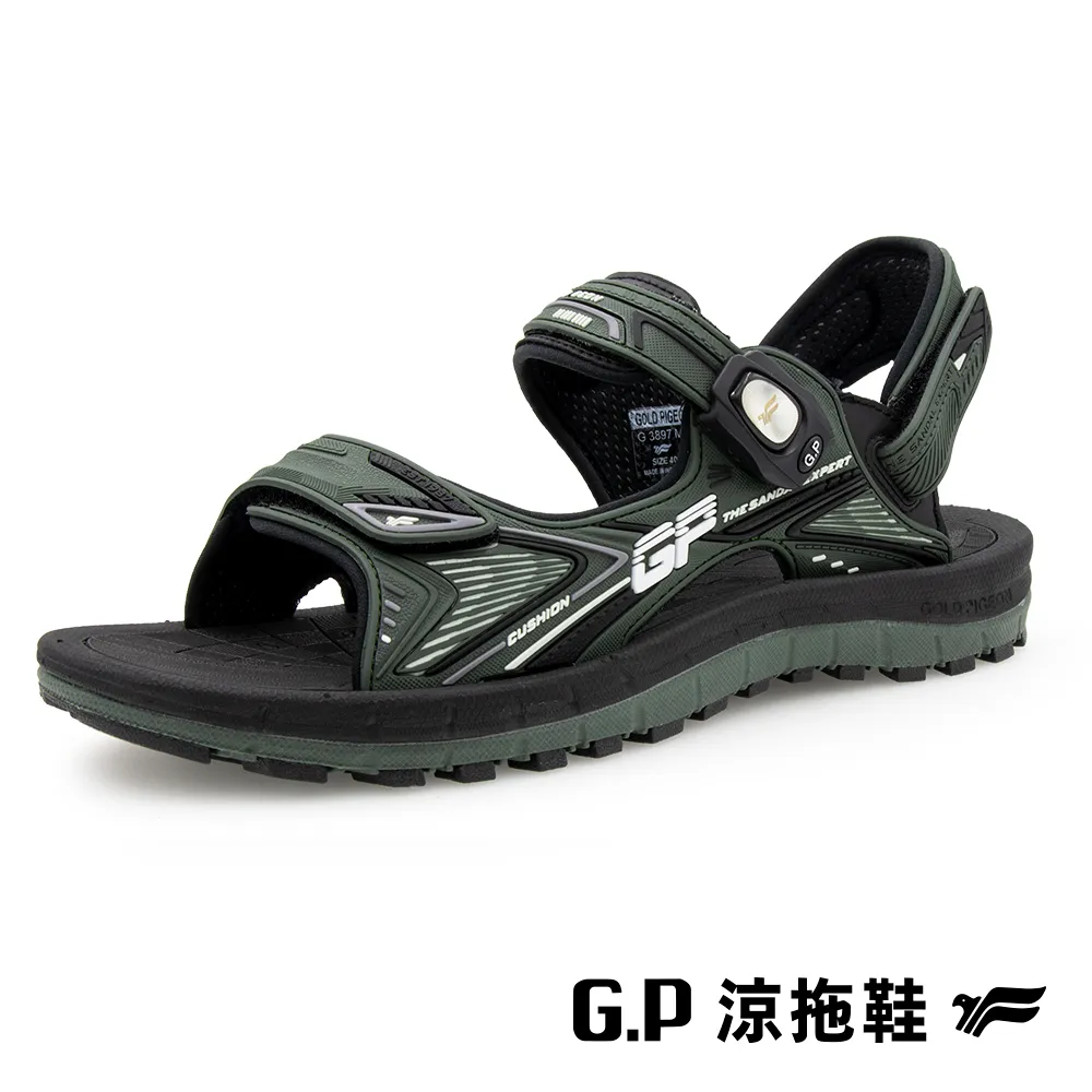 【G.P 雙層舒適緩震兩用涼拖鞋】G3897M-26 藍綠色 (SIZE:38-44 共二色) 歷史價格詳細信息