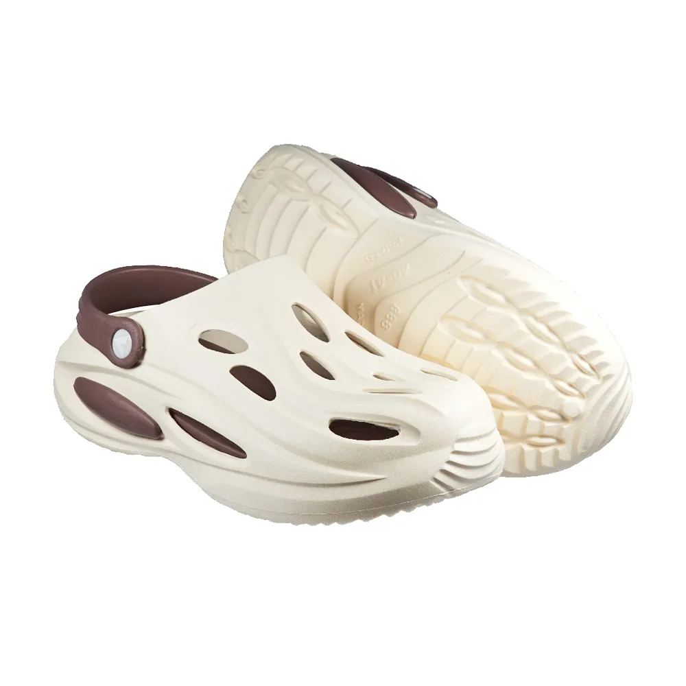 【AIRWALK】休閒生活洞洞鞋 男鞋拖鞋涼鞋懶人鞋 黑/白/米(兩穿式 水流造型 通風透氣 回彈紓壓 耐磨) 歷史價格詳細信息