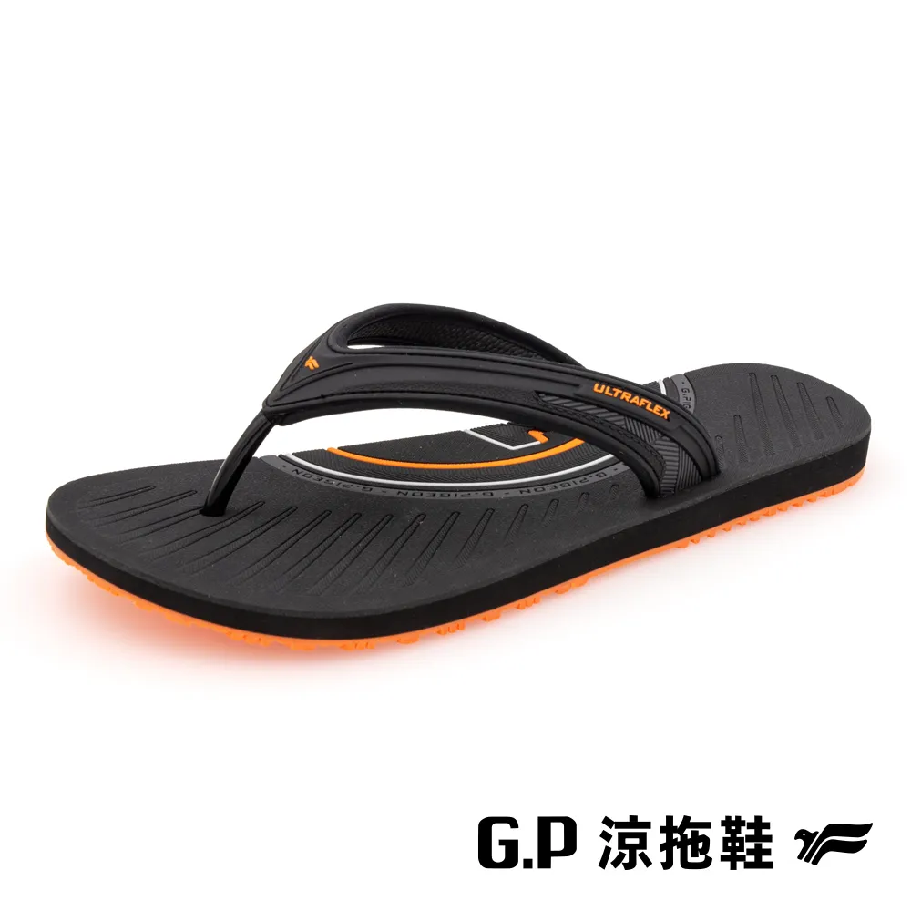 【G.P】男款極簡風海灘夾腳拖鞋 G9378M-10 黑色 (SIZE:40-45 共三色) 歷史價格詳細信息