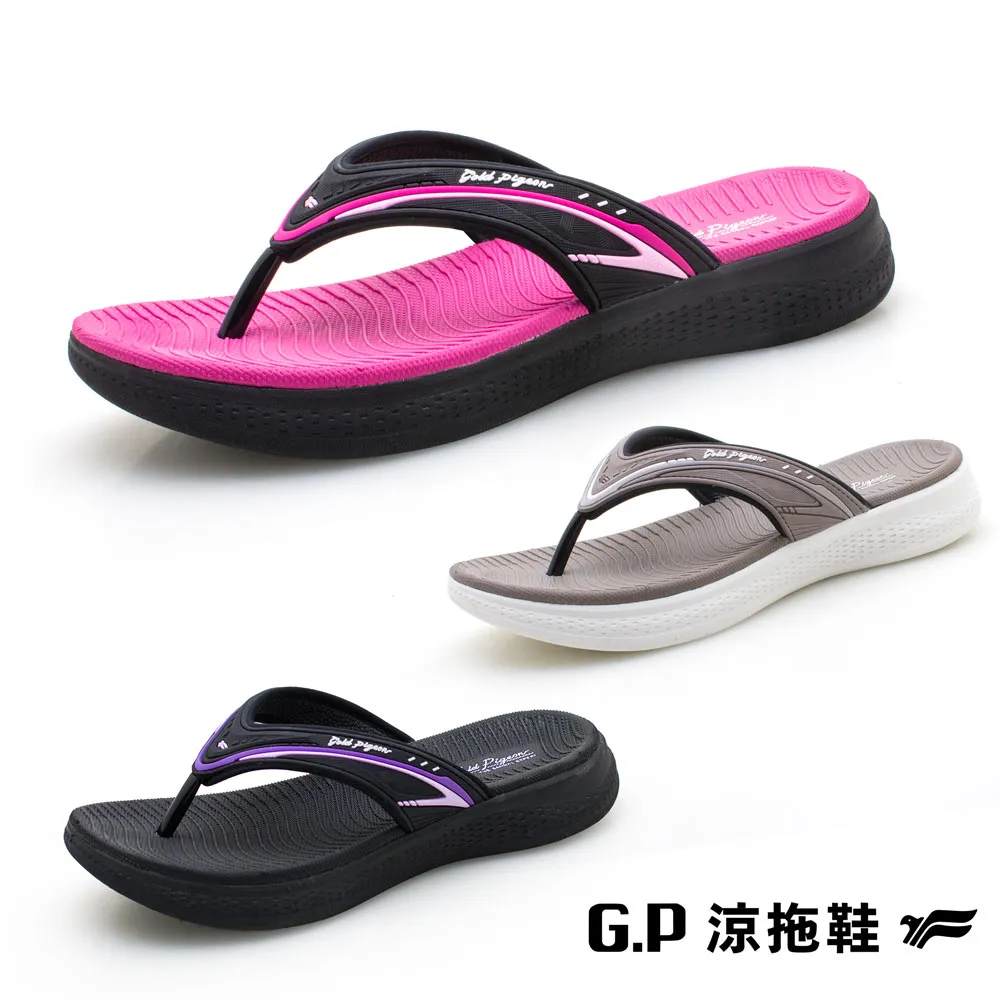 G.P(女)輕量果凍夾腳拖鞋 女鞋－黑色 歷史價格詳細信息