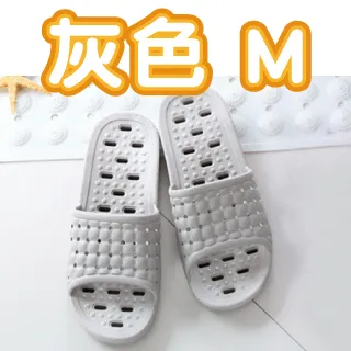 【LASSLEY】88度Q彈鏤空排水室內拖鞋/浴室拖鞋-灰色L 歷史價格詳細信息