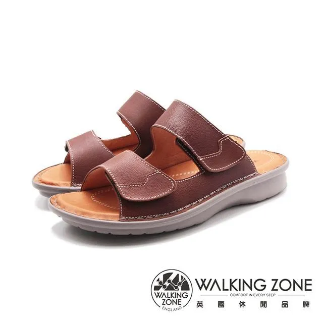 WALKING ZONE(男)雙拼異材質牛皮樂福休閒鞋 男鞋-藍色 歷史價格詳細信息