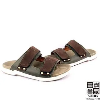 寺孝良品 真皮魔鬼氈涼鞋 灰 歷史價格詳細信息