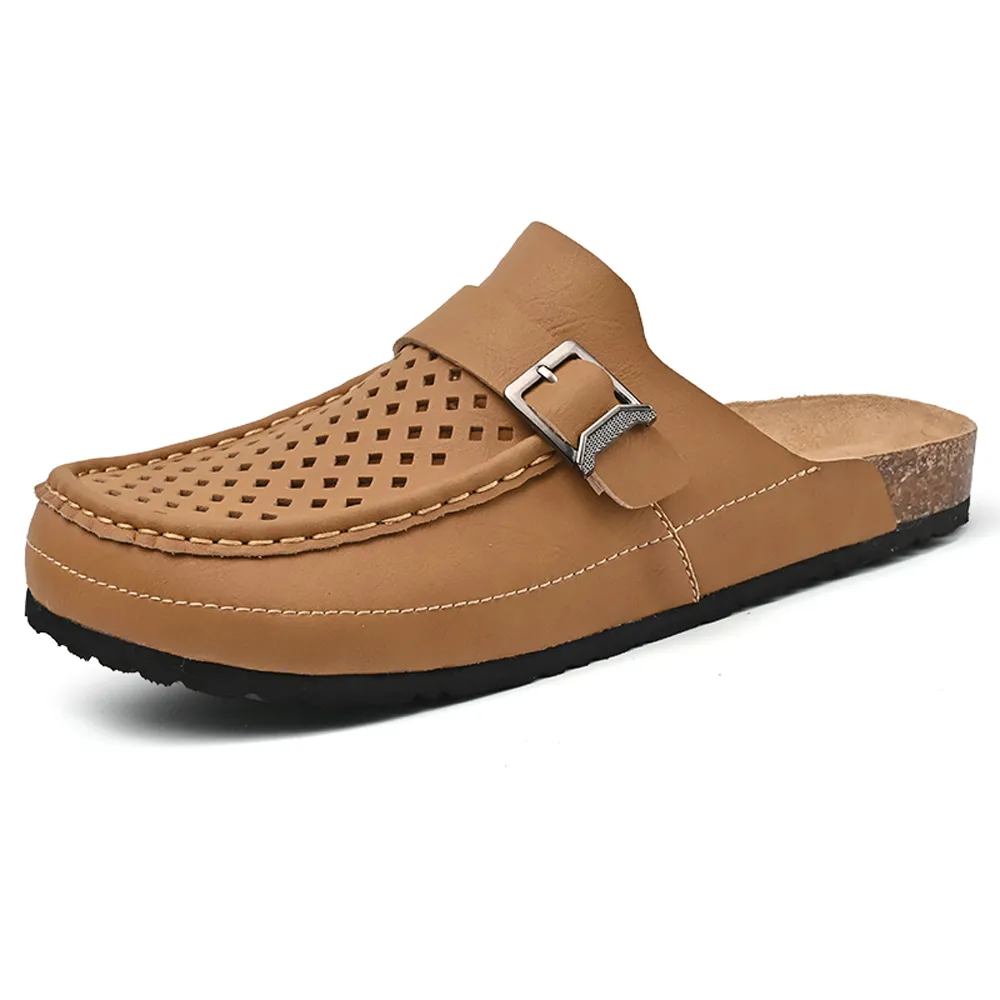 男士潮流包頭半拖洞洞鞋2023夏季新款外穿防滑軟底踩屎感沙灘涼鞋 歷史價格詳細信息