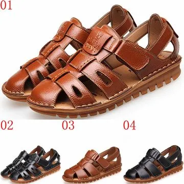 皮涼鞋男款夏季高端外穿運動兩用戶外涉水防滑爸爸開車沙灘涼拖鞋鞋 歷史價格詳細信息