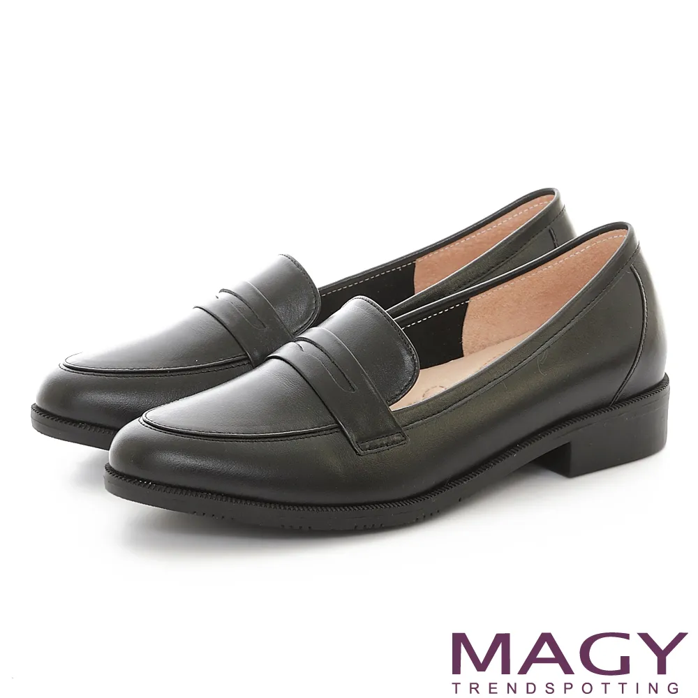 【MAGY】復古優雅方頭低跟瑪莉珍鞋(黑色) 歷史價格詳細信息