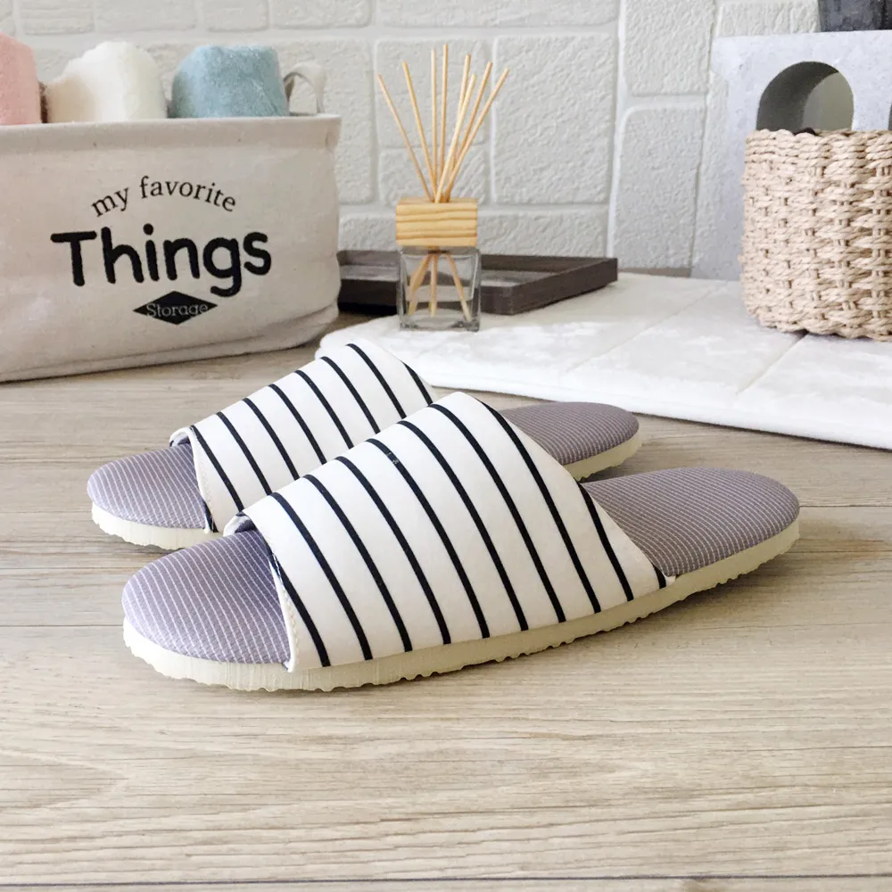 療癒系-舒活布質室內拖鞋-I-深藍條紋 歷史價格詳細信息