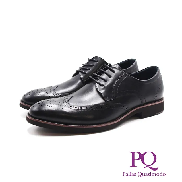PQ(男)正裝渲染小圓頭素面綁帶皮鞋男鞋-咖(另有黑) 歷史價格詳細信息
