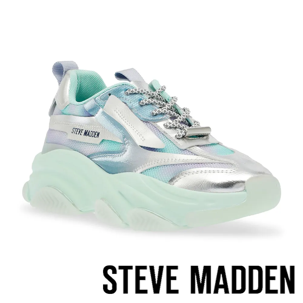 【STEVE MADDEN】POSSESSION 潮流綁帶運動休閒老爹鞋(多色任選均一價) 歷史價格詳細信息