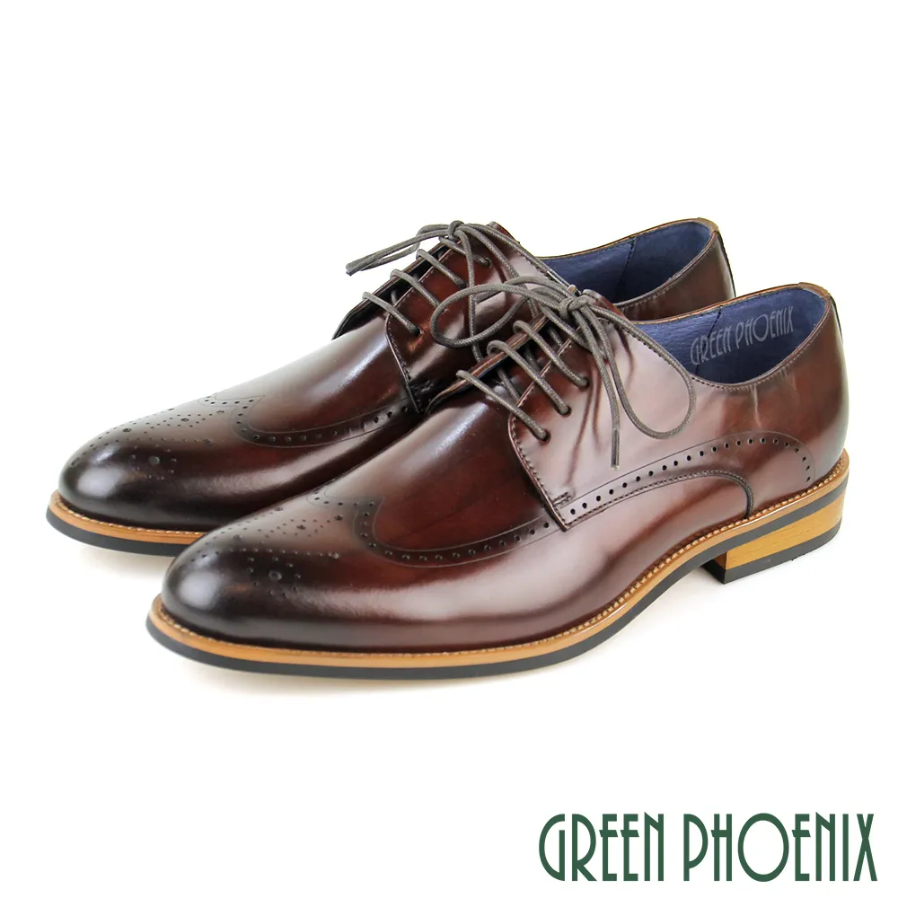 【GREEN PHOENIX 】渲染漸層雕花綁帶紳士皮鞋T59-10803 歷史價格詳細信息