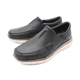 WALKING ZONE 簡約舒適皮革懶人樂福鞋便鞋 男鞋-棕(另有藍) 歷史價格詳細信息