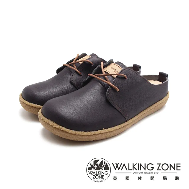 WALKING ZONE(女)大圓頭穆勒休閒拖鞋 女鞋-深藍 歷史價格詳細信息