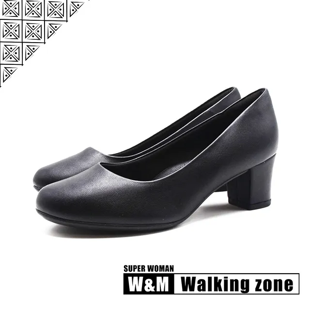 WALKING ZONE SUPER WOMAN系列 圓頭素面女仕中跟鞋 女鞋－漆皮奶茶 歷史價格詳細信息