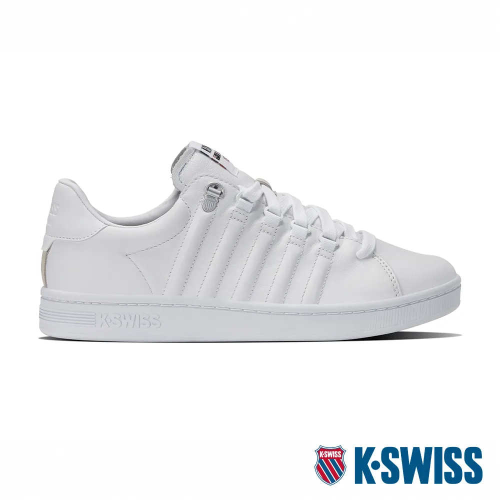 K-swiss Lozan II 白/粉 皮革 全車線鞋底 休閒運動鞋 女款 NO.J1530【97943-902】 歷史價格詳細信息