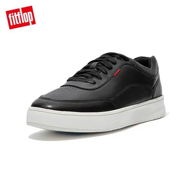 【FitFlop】RALLY X LEATHER SLIP-ON SKATES 易穿脫休閒鞋-男(靓黑色) 歷史價格詳細信息
