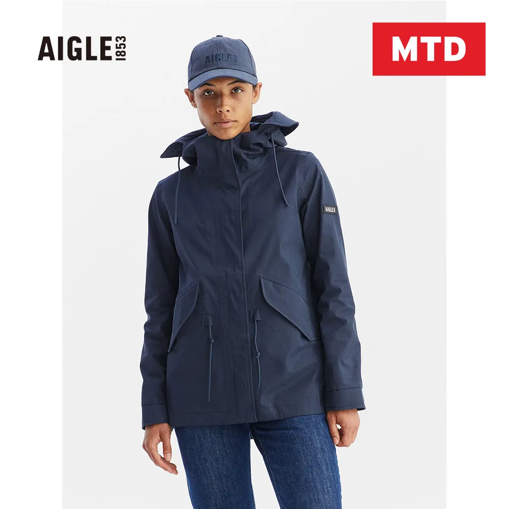 【AIGLE】女 GORE-TEX 防水透氣長版外套AG-FAX97A057 深藍(女外套 防水透氣外套 Goretex 女風衣) 歷史價格詳細信息