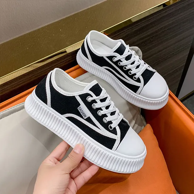 【韓國K.W.】Y7065飛織透氣好穿脫穆勒鞋厚底好穿鞋(小白鞋/帆布鞋/樂福鞋/休閒鞋) 歷史價格詳細信息