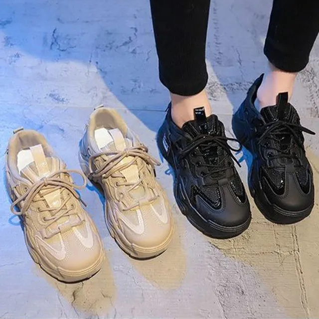 【韓國K.W.】Y7159經典話題小白鞋復古運動鞋(厚底鞋/慢跑鞋/休閒鞋) 歷史價格詳細信息