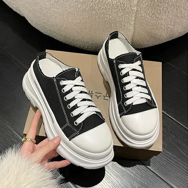 【韓國K.W.】Y7285真皮傾國傾城穆勒復古涼鞋(涼鞋/厚底鞋/通勤鞋/休閒鞋) 歷史價格詳細信息