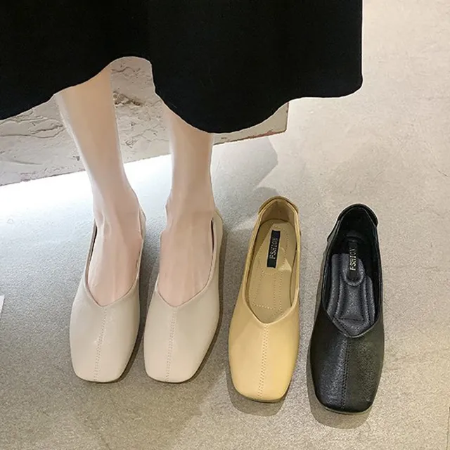 人鞋 平底鞋韓國 娃娃鞋 大尺碼女鞋 方頭 瑪麗珍鞋 女鞋子平底軟底瓢鞋溫柔風單鞋 歷史價格詳細信息