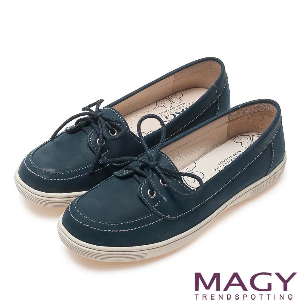 【MAGY】綁帶蠟感羊皮牛津粗跟踝靴(棕色) 歷史價格詳細信息