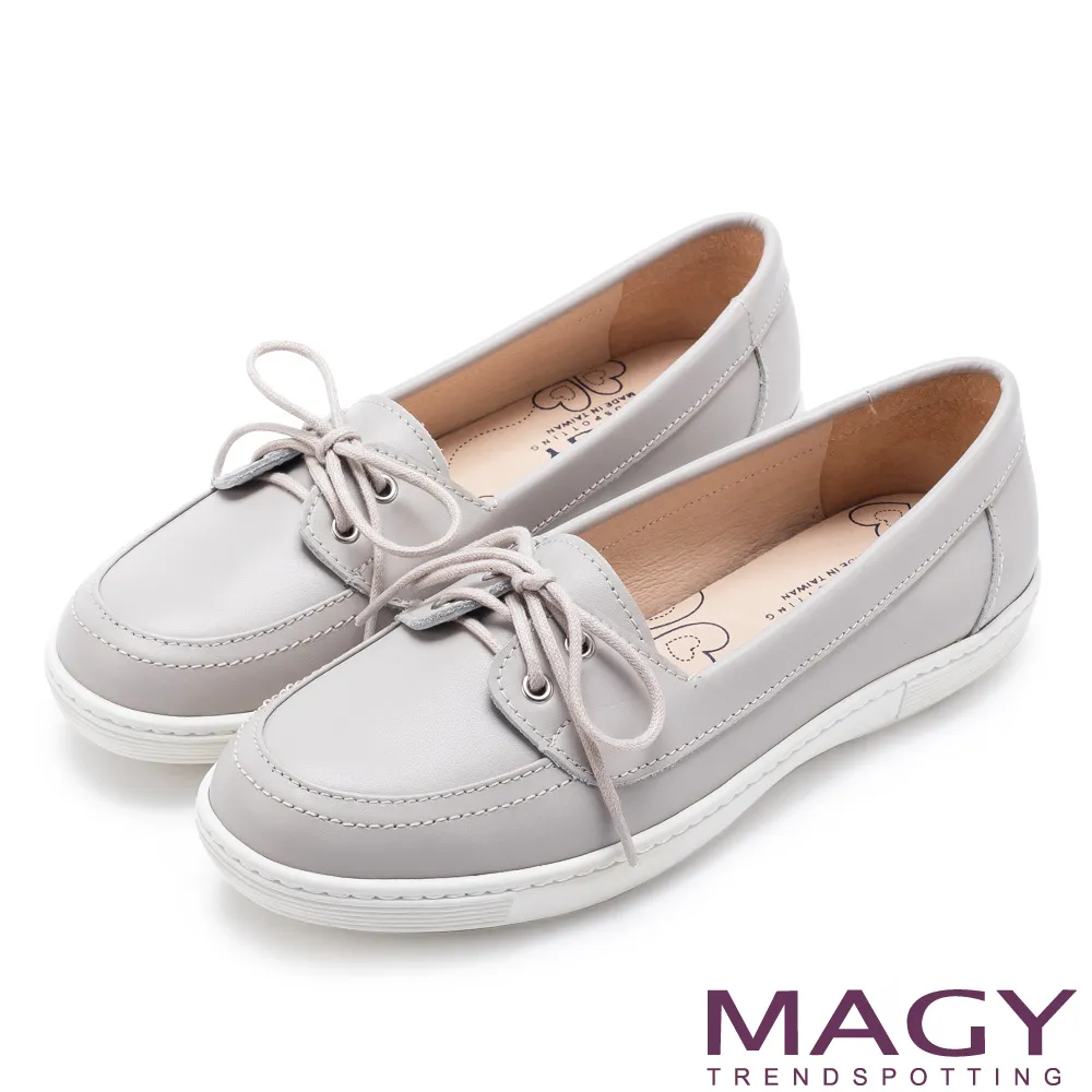 【MAGY】綁帶蠟感羊皮牛津粗跟踝靴(棕色) 歷史價格詳細信息