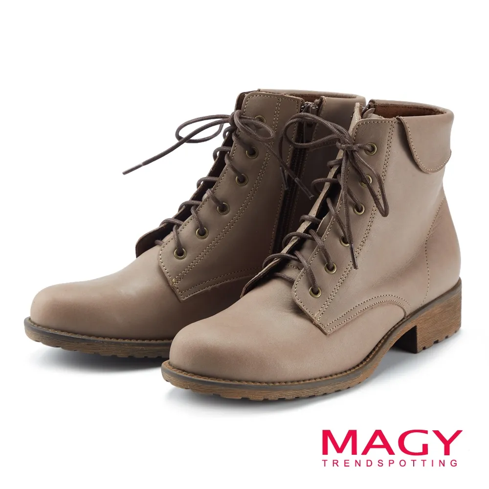 【MAGY】牛皮皮帶釦環中跟長靴(黑色) 歷史價格詳細信息