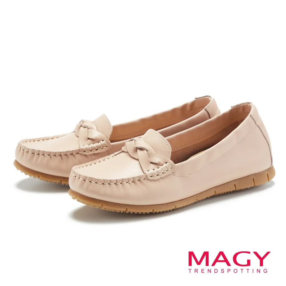 【MAGY】編織打蠟羊皮粗高跟涼拖鞋(米色) 歷史價格詳細信息