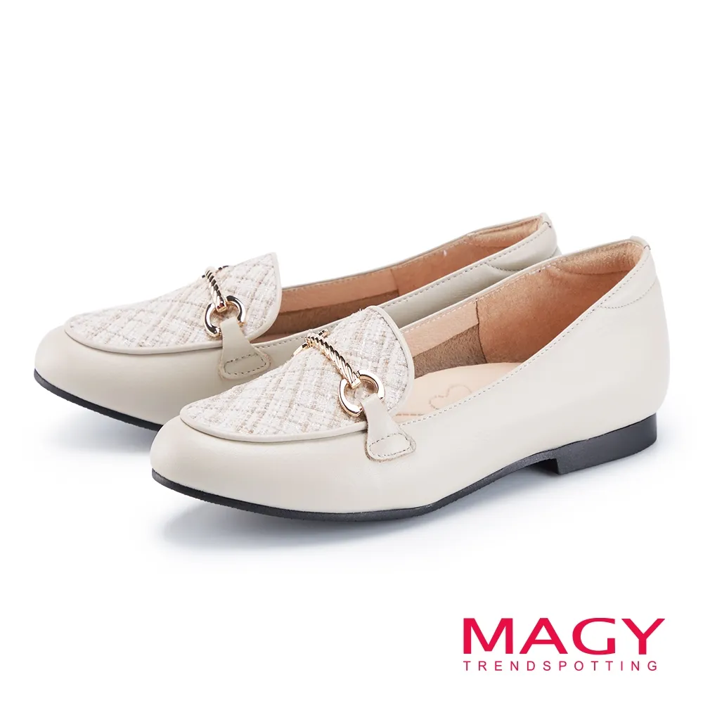 MAGY 布面拼接牛皮兩穿麻編 女 涼拖鞋 條紋藍 歷史價格詳細信息