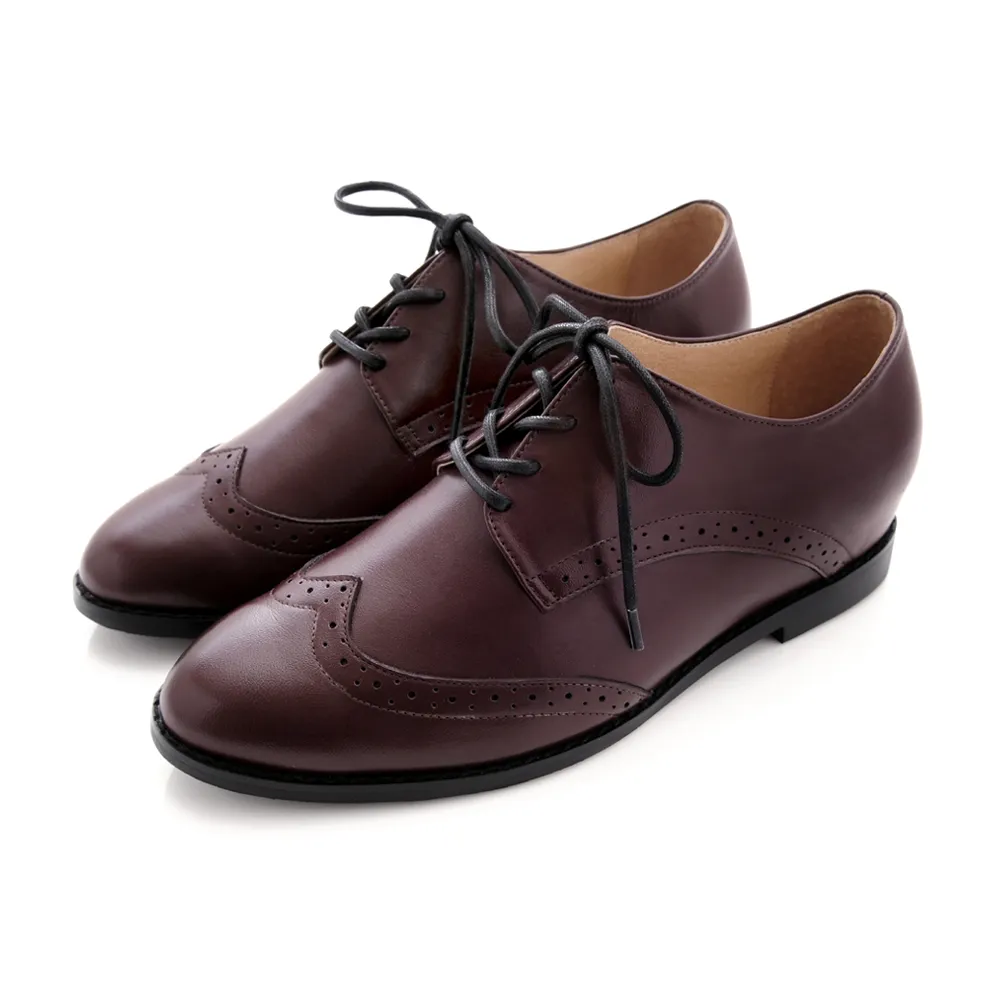 karine(MIT台灣製)全真皮牛巴戈車線拉鍊短靴-柚木色 歷史價格詳細信息