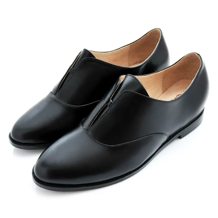 karine(MIT台灣製)全真皮綁帶低跟牛津鞋-黑色 歷史價格詳細信息